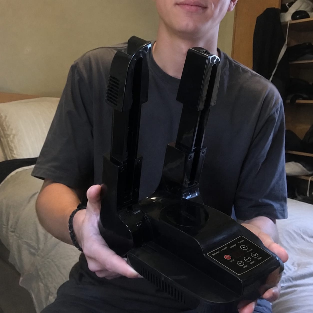 Customer photo review of Helmora - Helmet Care Machine