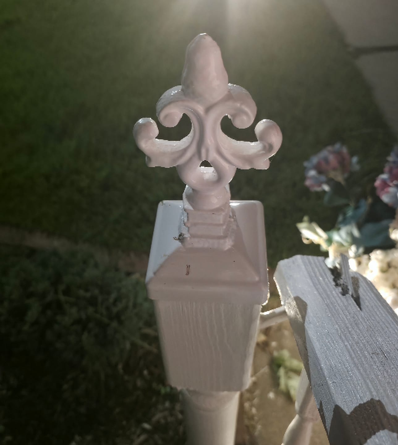 Customer photo review of Nottingham Fence Post Cap (Multiple Post Sizes Available)