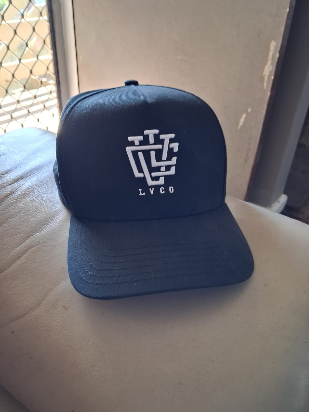 Customer photo review of ULTRA FIT Jet Black A-Frame Snapback