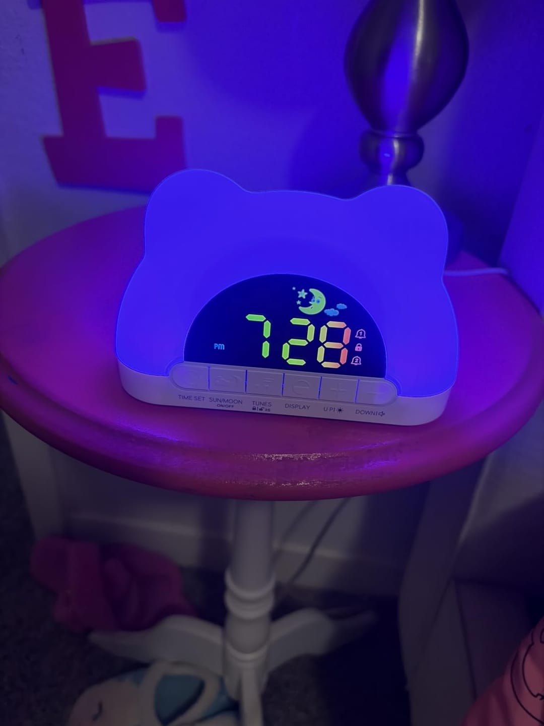 Customer photo review of SleepBuddy – Kinderwecker mit Schlaftrainer & Nachtlicht