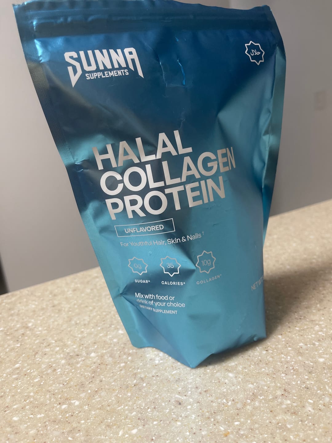 Customer photo review of Halal Collagen Protein