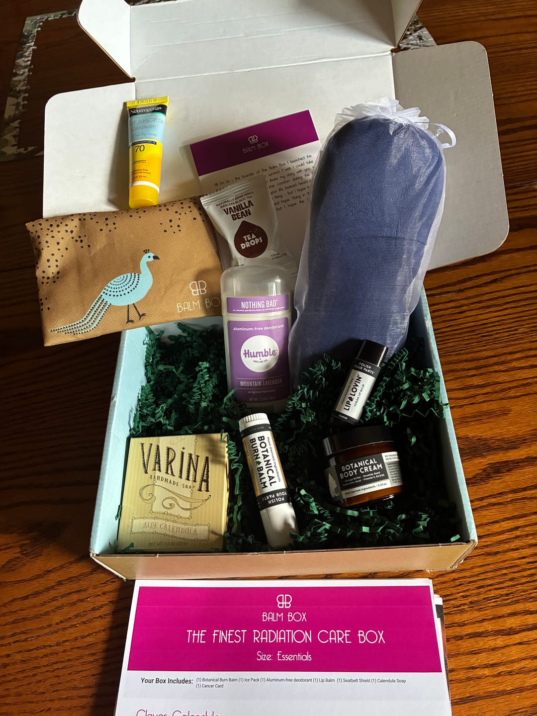 Customer photo review of The Finest Radiation Care Package
