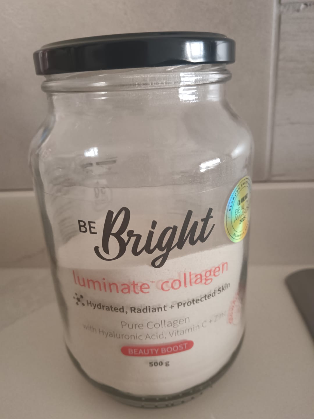 Customer photo review of LUMINATE 500g JAR
