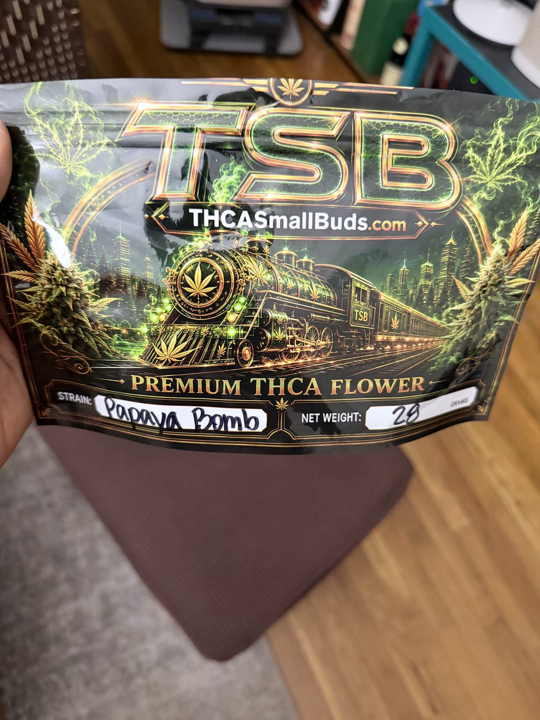 Customer photo review of Cheap THCA Smalls Ounce