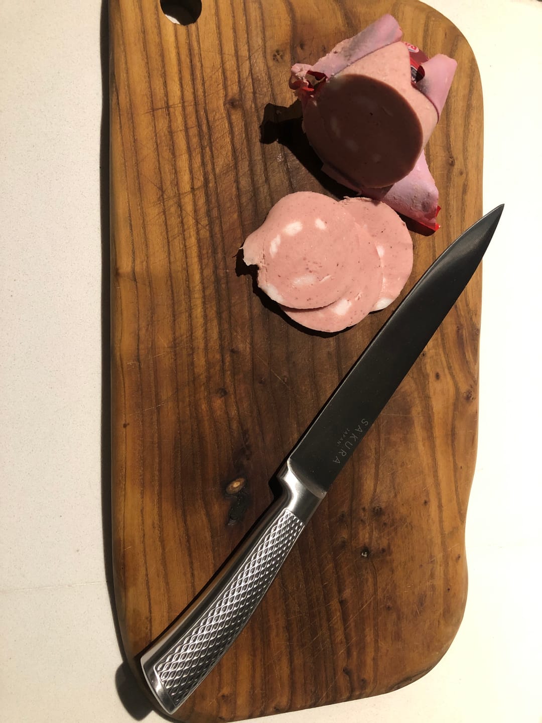 Customer photo review of Cuchillo Sakura Full Stainless Steel