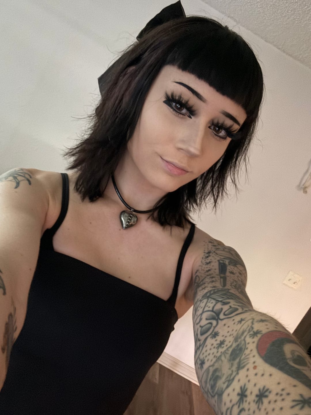 Customer photo review of Heartache Necklace