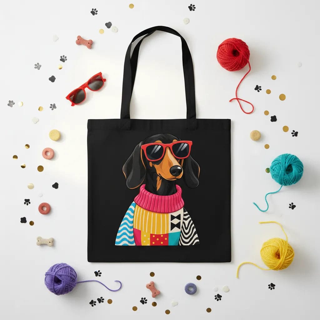Customer photo review of WRAPZY Black Canvas Tote Bag