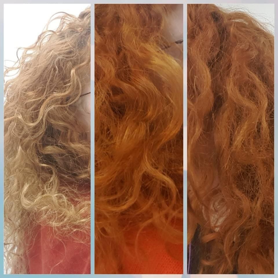 Customer photo review of Nutri Glow Organic Henna Powder