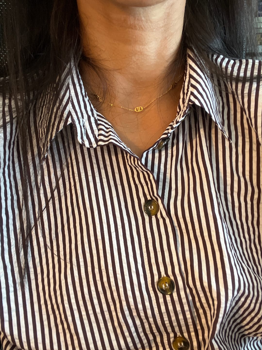 Customer photo review of Multi Signature Necklace