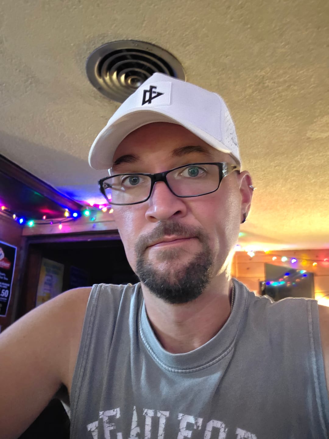 Customer photo review of Core Performance Hat- White
