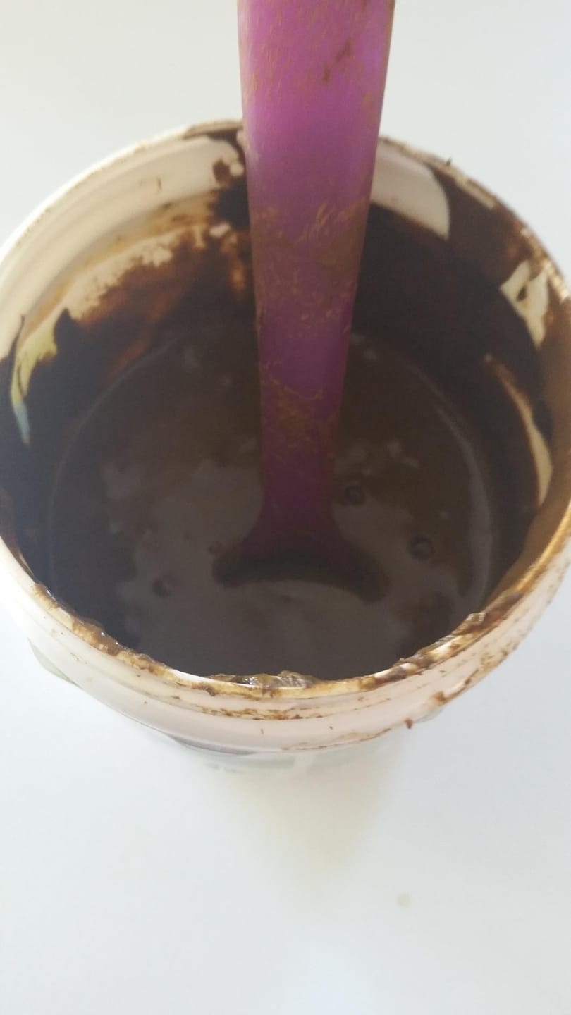 Customer photo review of Nutri Glow Organic Indigo Powder