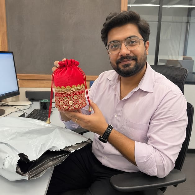 Customer photo review of Laxmi Potli