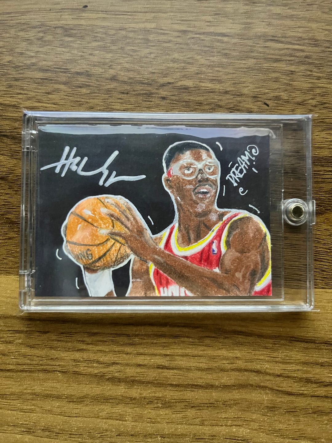 Customer photo review of Hakeem Olajuwon Autograph Signing