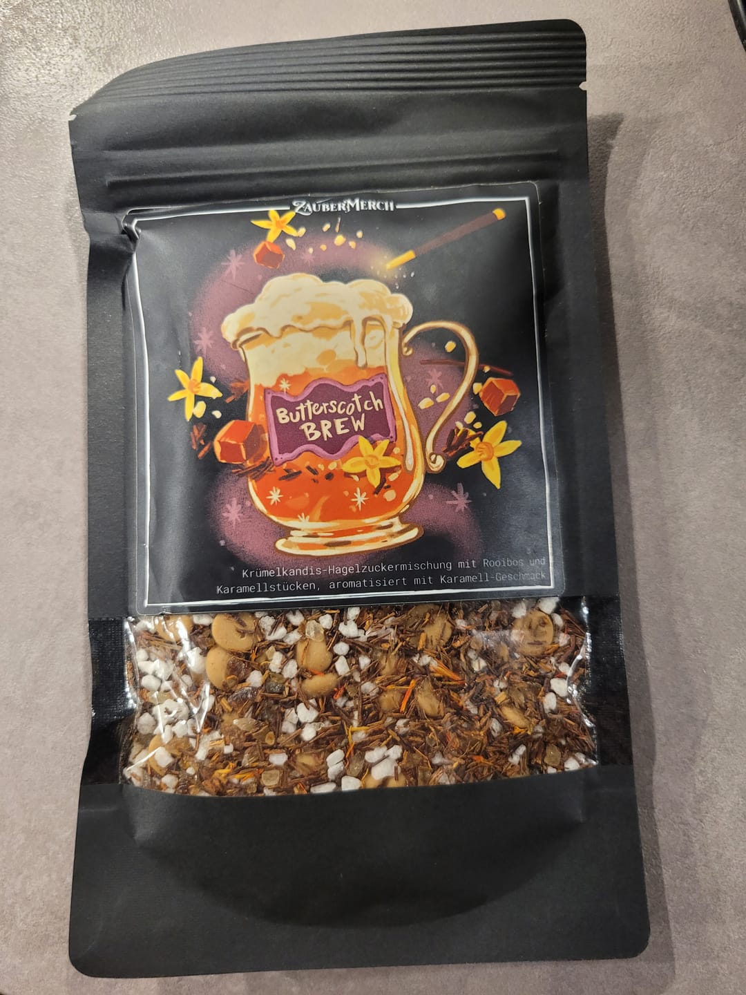 Customer photo review of Butterscotch Brew – Rooibos Tee Butterscotch Karamell