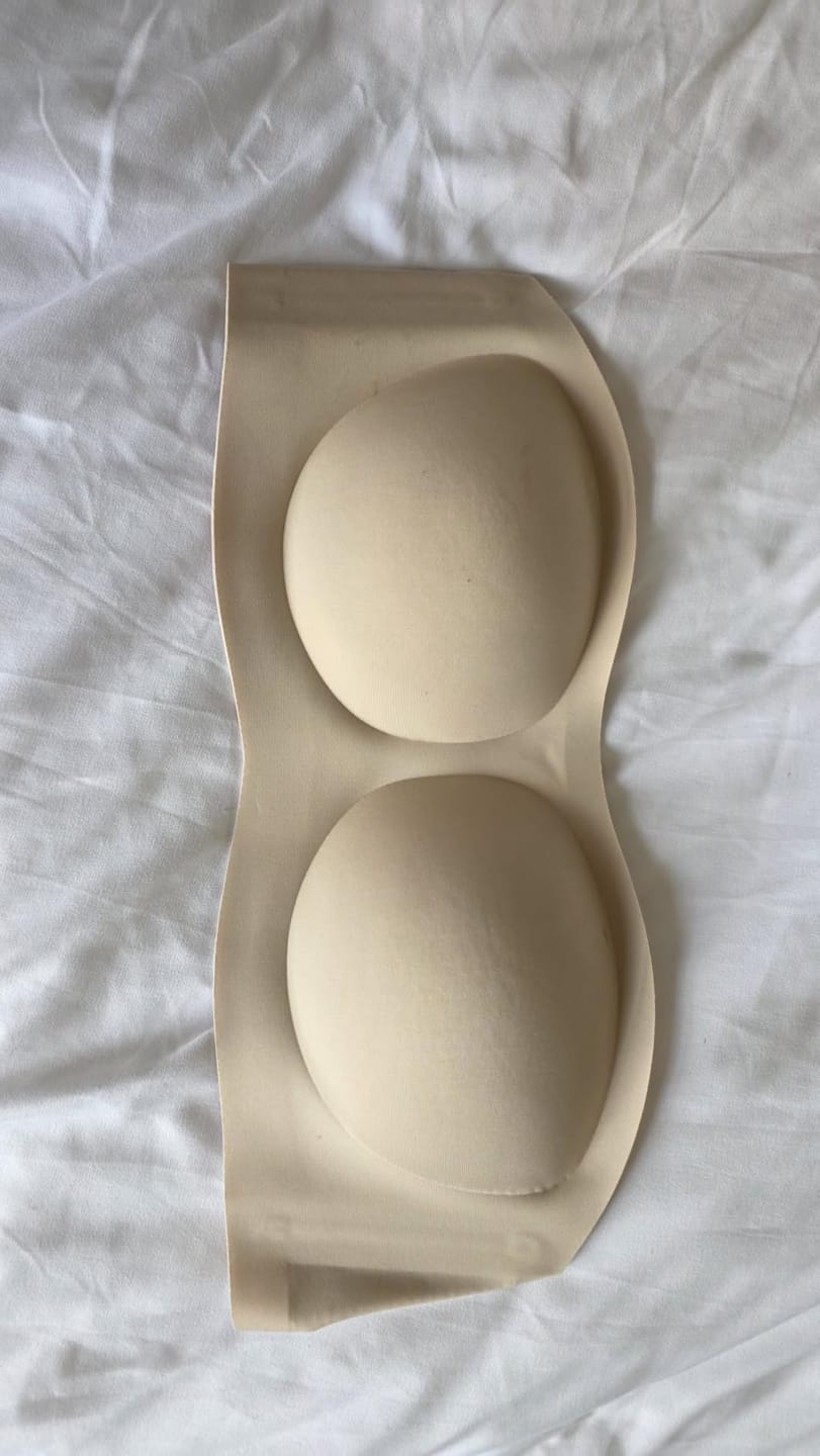 Customer photo review of Seamless Strapless Lift Bra