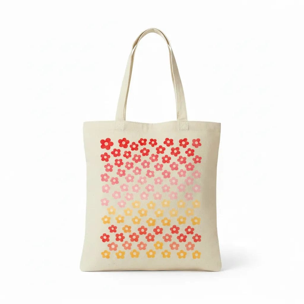 Customer photo review of Wrapzy Daisy Bloom Tote Bag