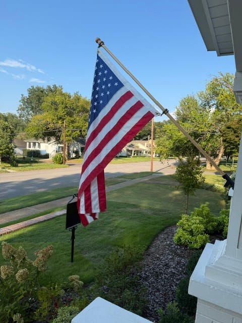 Customer photo review of 3' x 5' American Flag