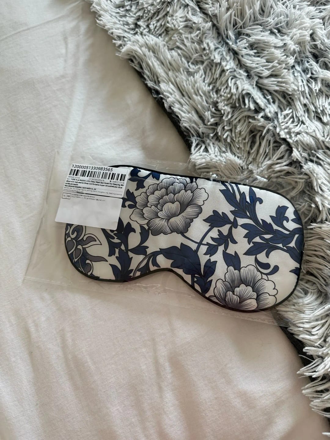 Customer photo review of Moonveil Silk Sleep Mask
