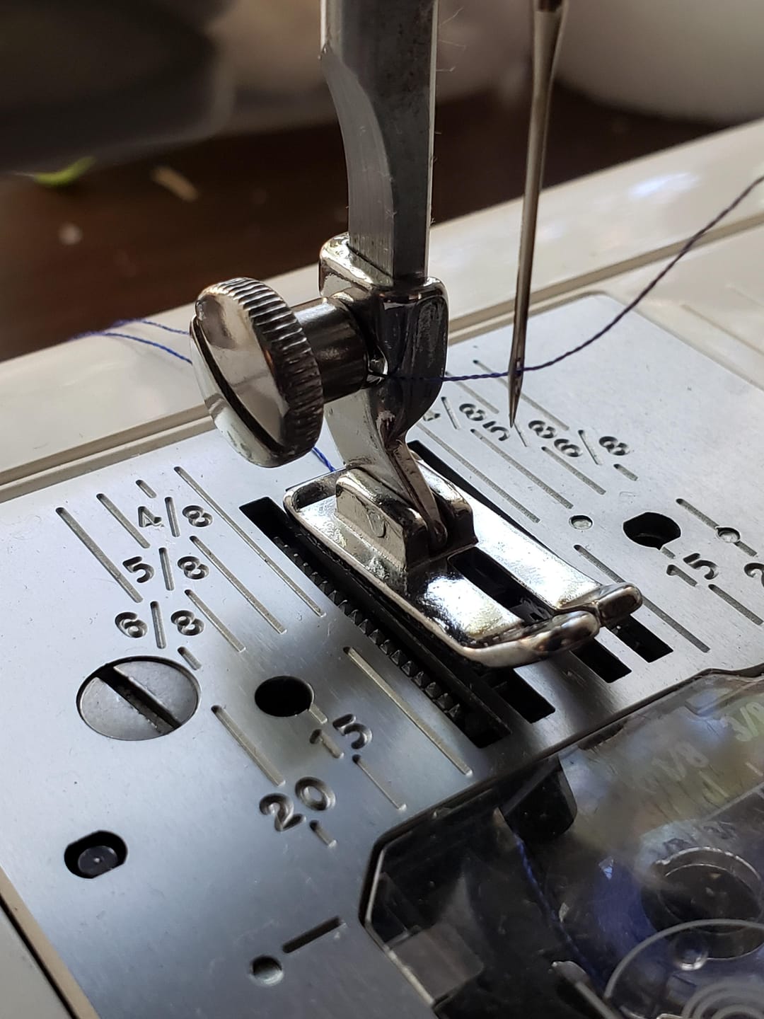 Customer photo review of Straight Stitch Foot, Low Shank #45321W