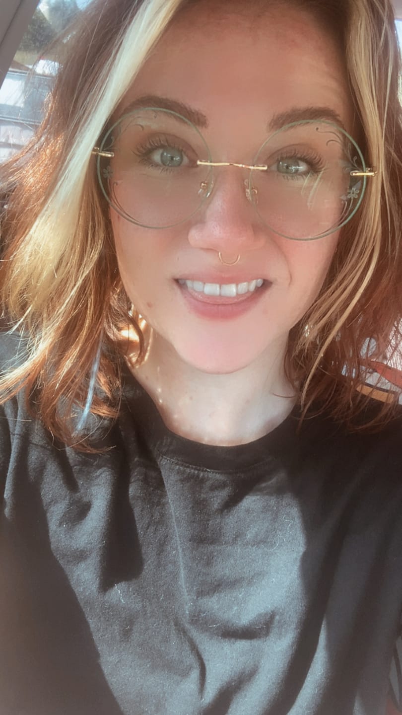 Customer photo review of Willow Eyeglasses