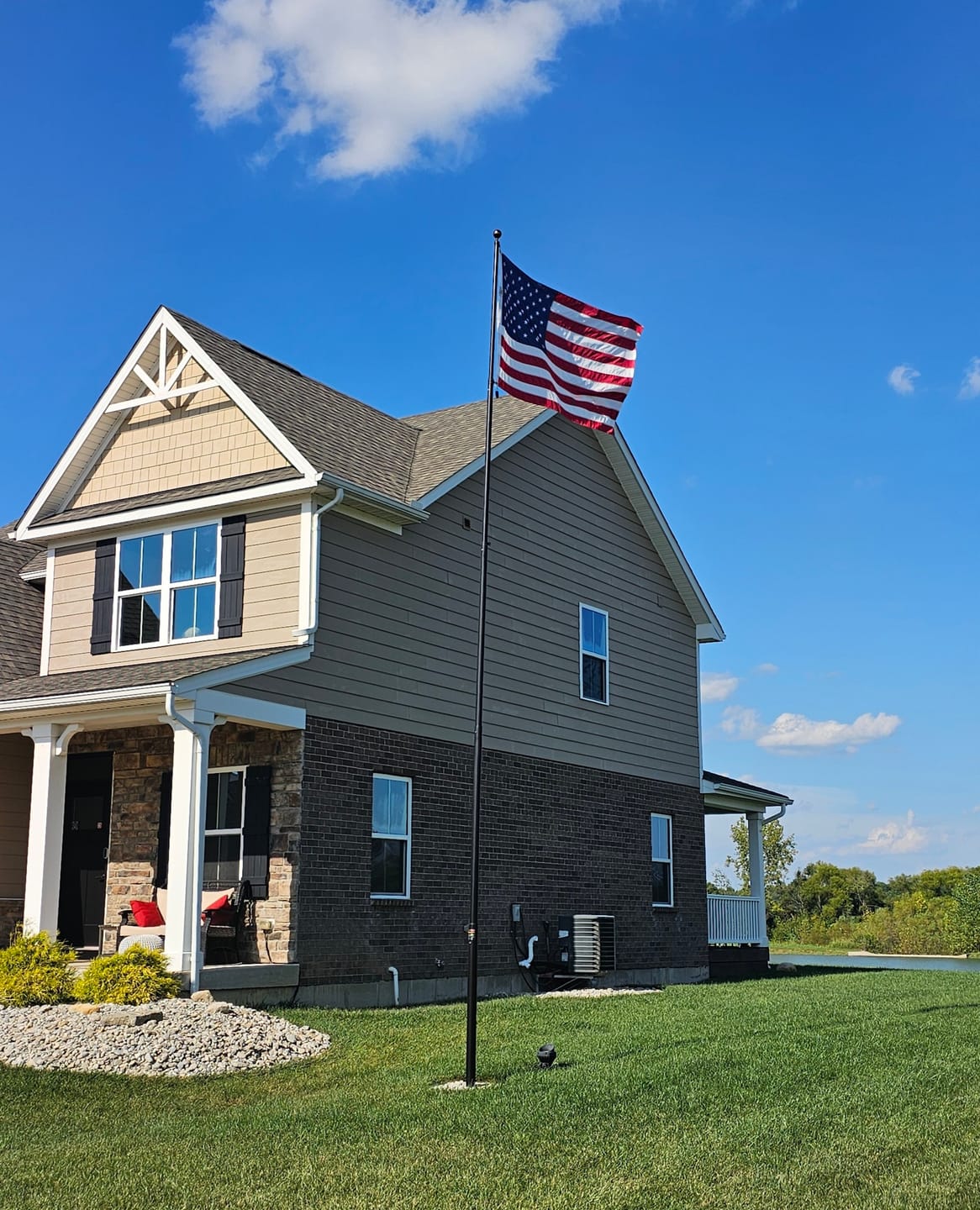 Customer photo review of 4' x 6' American Flag