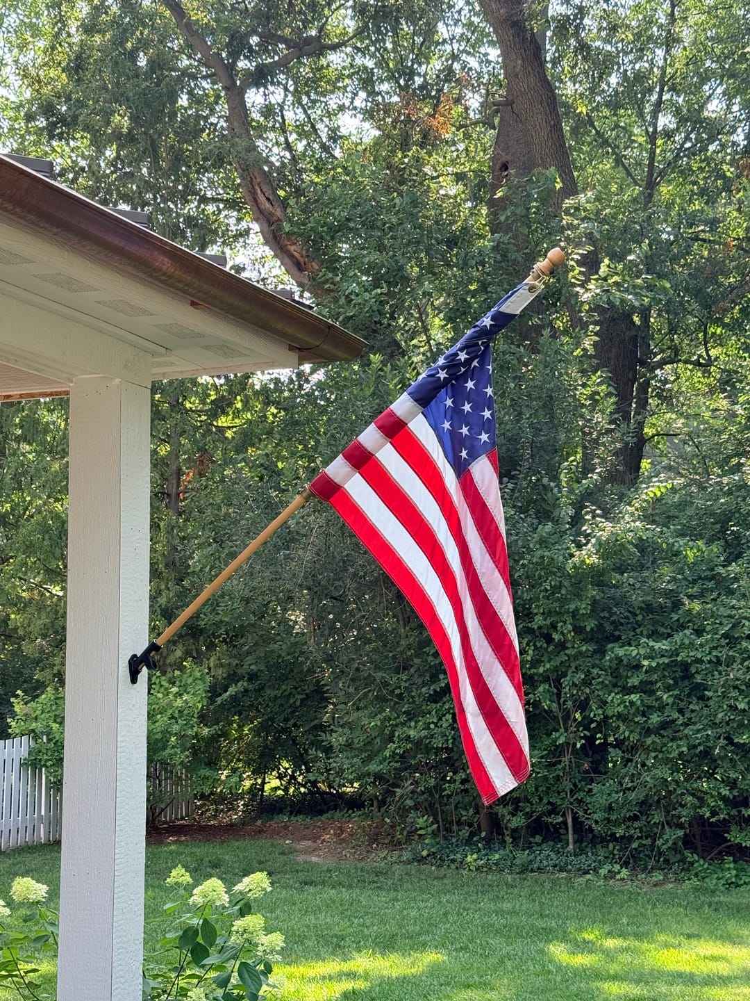 Customer photo review of 3' x 5' American Flag Set