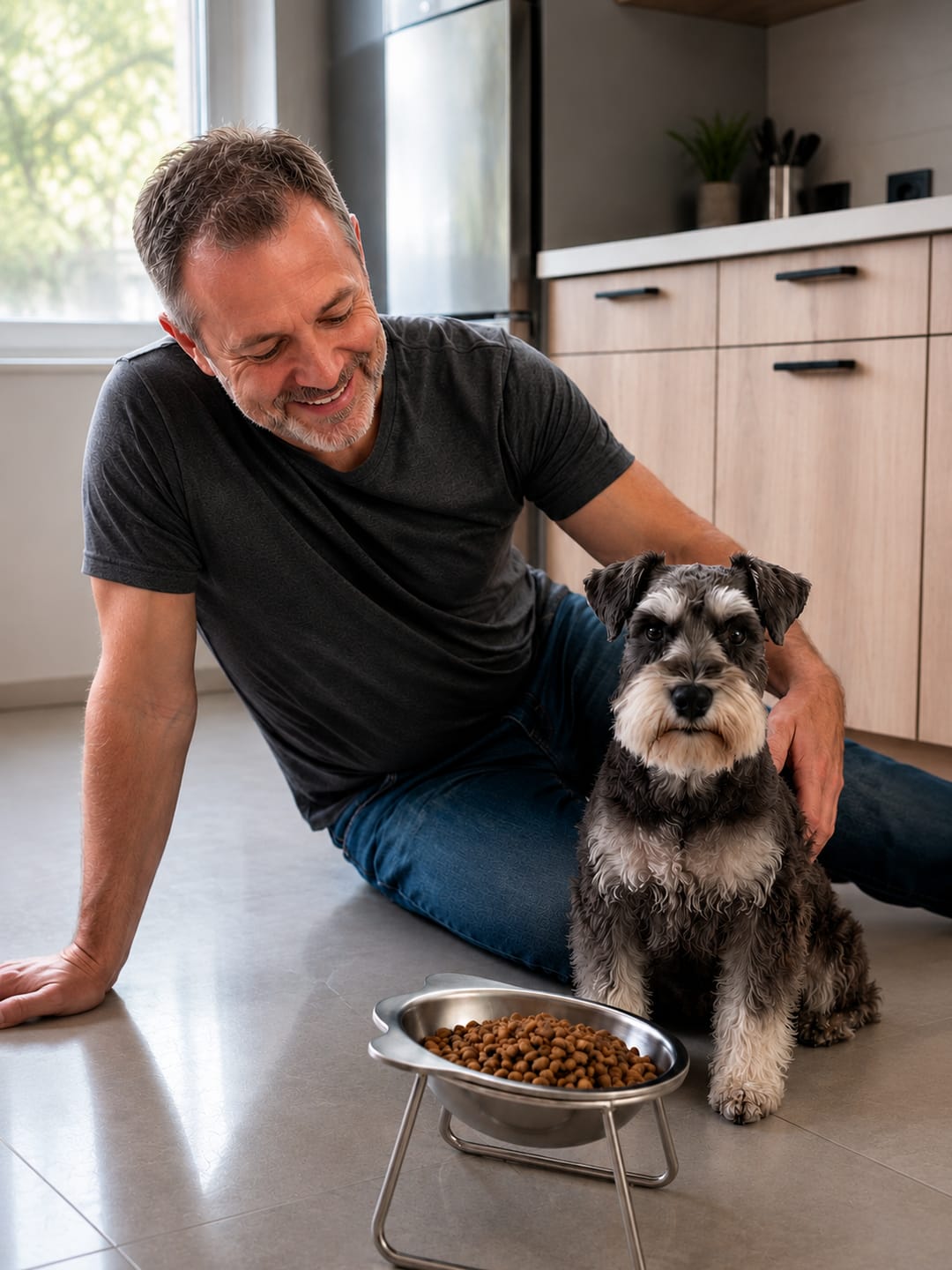 Customer photo review of Somnair™ Elevated Dog Bowl