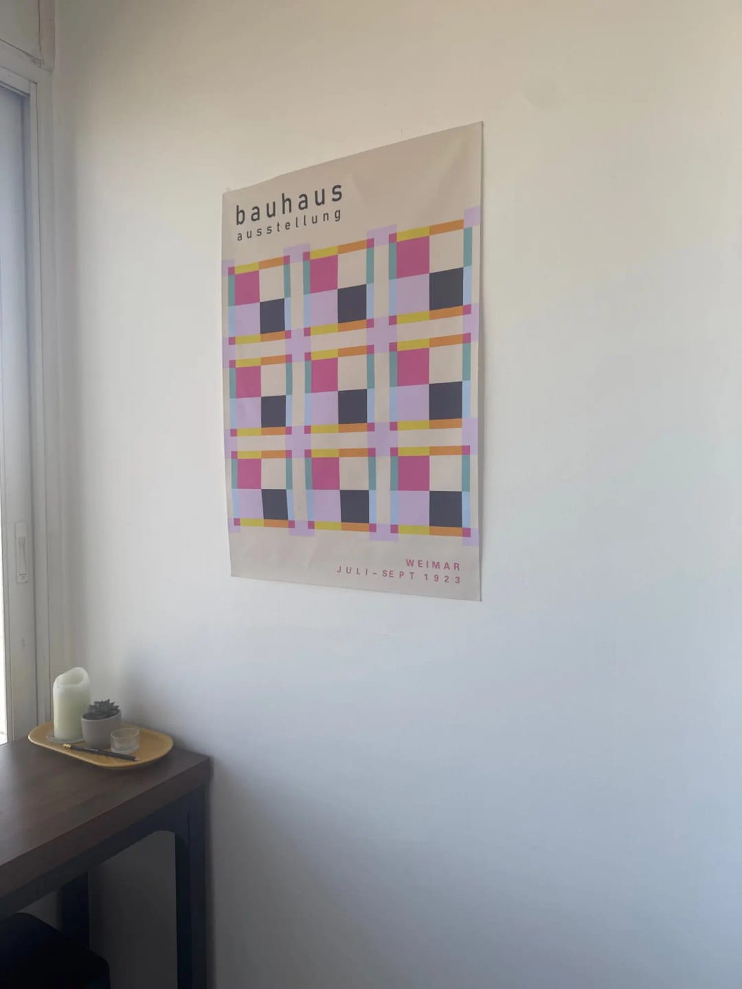 Customer photo review of Bauhaus Geometric Poster