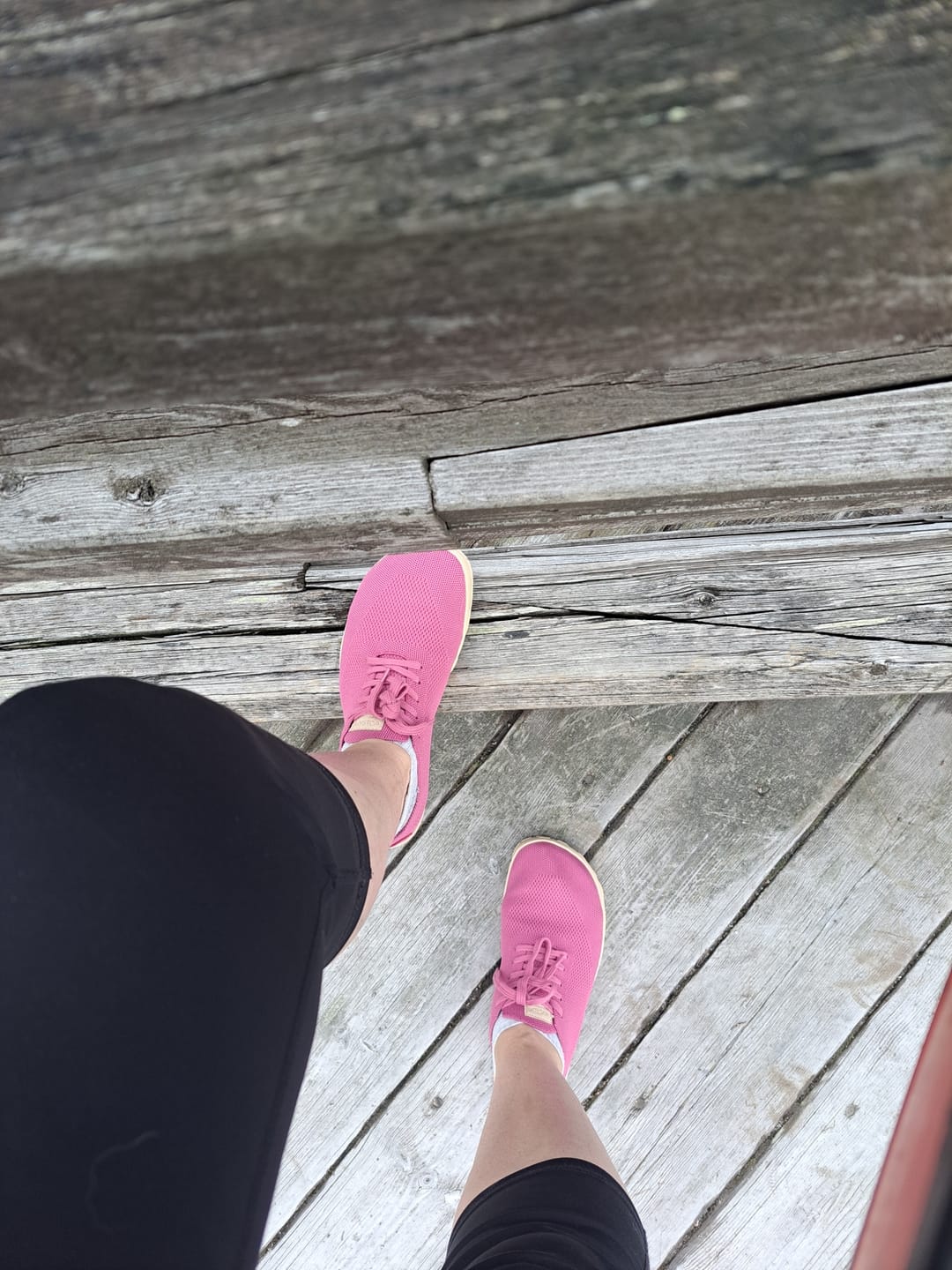 Customer photo review of Vaistoa Iloa | Knitted Barefoot Sneakers