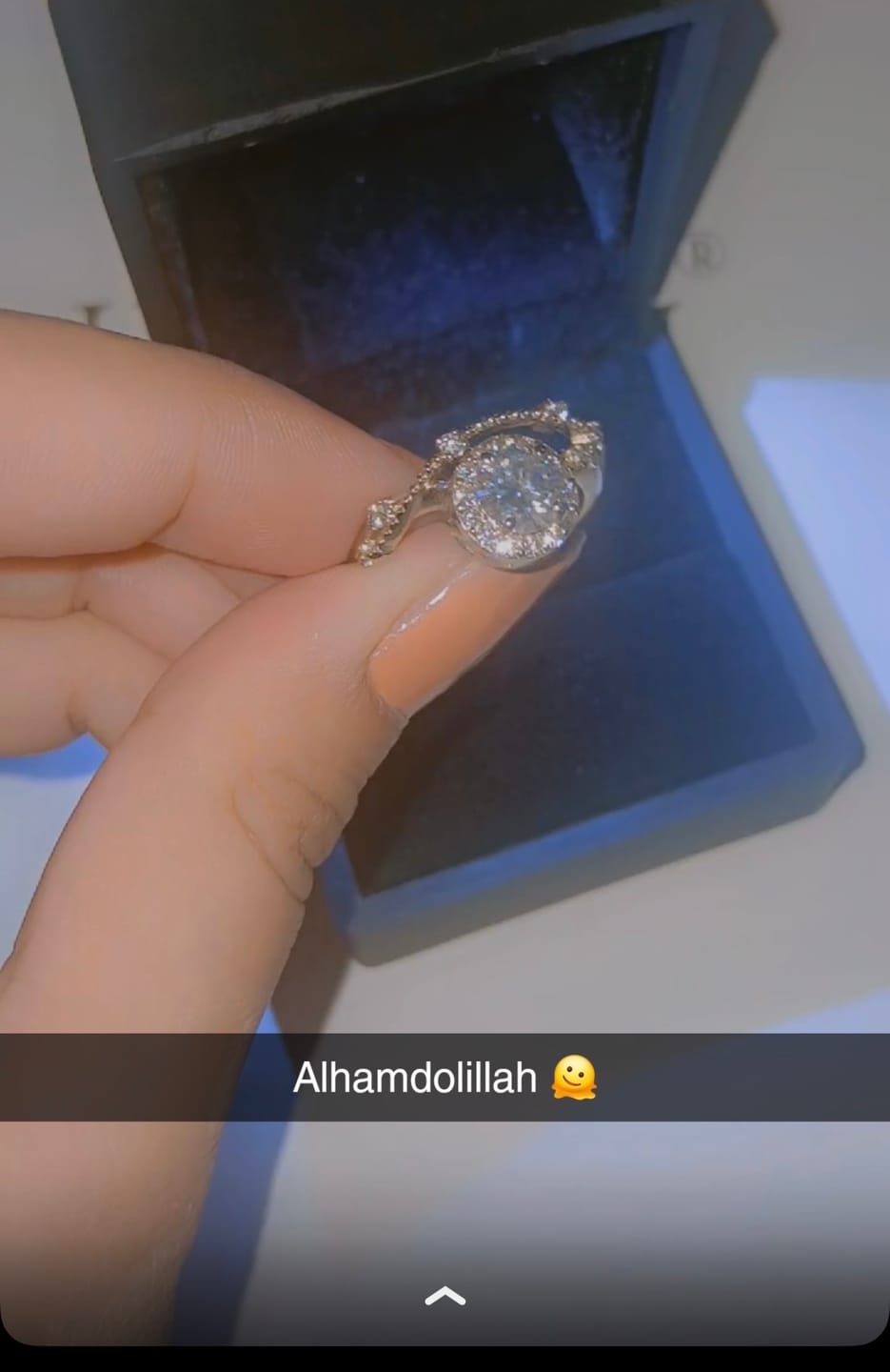 Customer photo review of Prism of Passion — 1ct GRA Certified Moissanite Solitaire Ring, 925 Silver