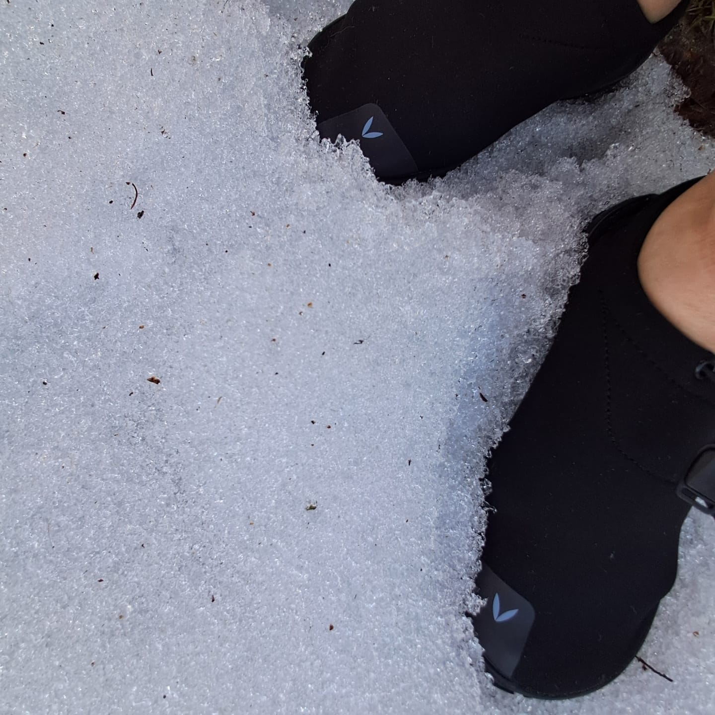 Customer photo review of Vaistoa Vire | Barefoot Ice Swimming Shoes