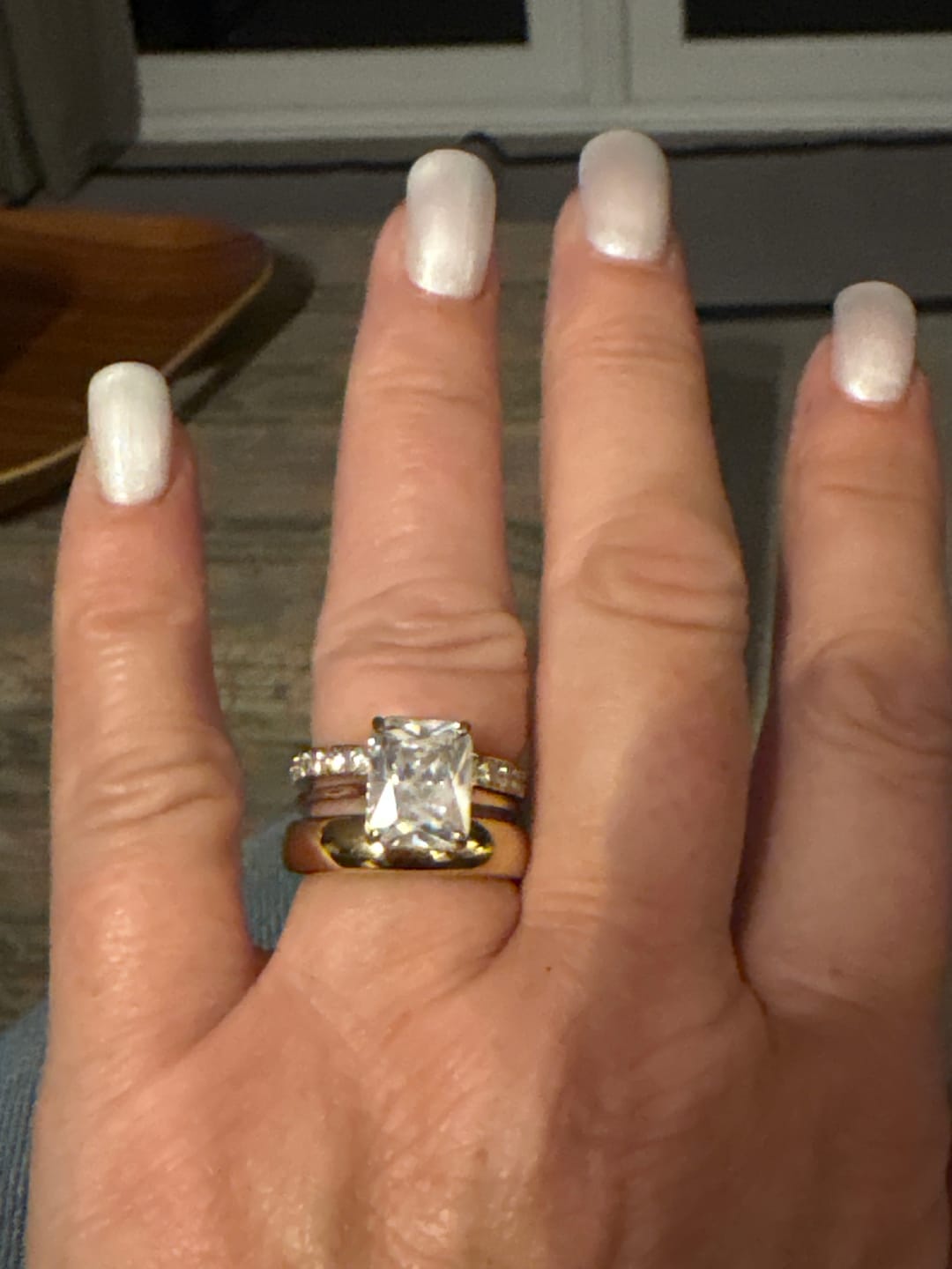 Customer photo review of Eternity Band Ring