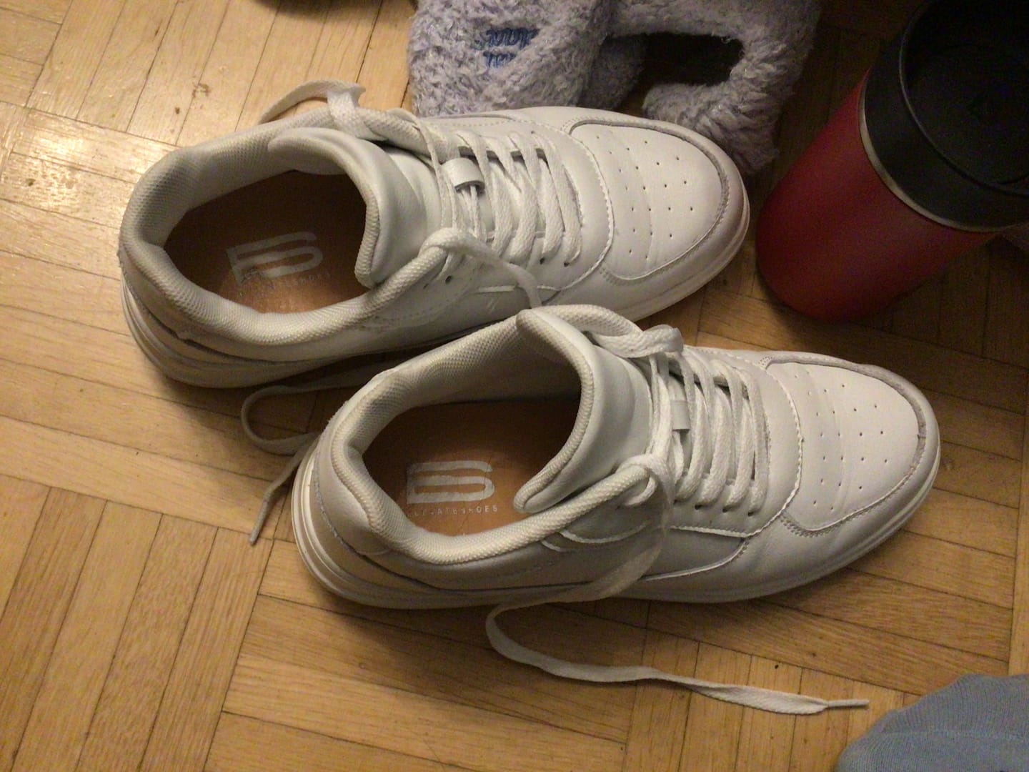 Customer photo review of ELEVATESHOES WHITE CLASSY