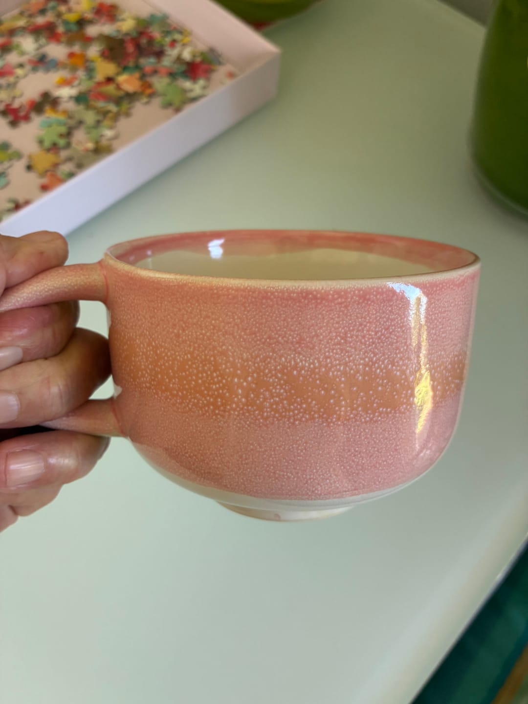 Customer photo review of Afterglow Mug 16oz