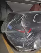 Customer photo review of All-Weather Disposable PE Car Cover – Indoor/Outdoor Dust & Rain Protection