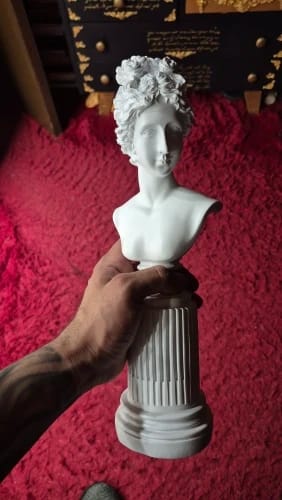 Customer photo review of Nordic Goddess of Love Freyja Bust Statue