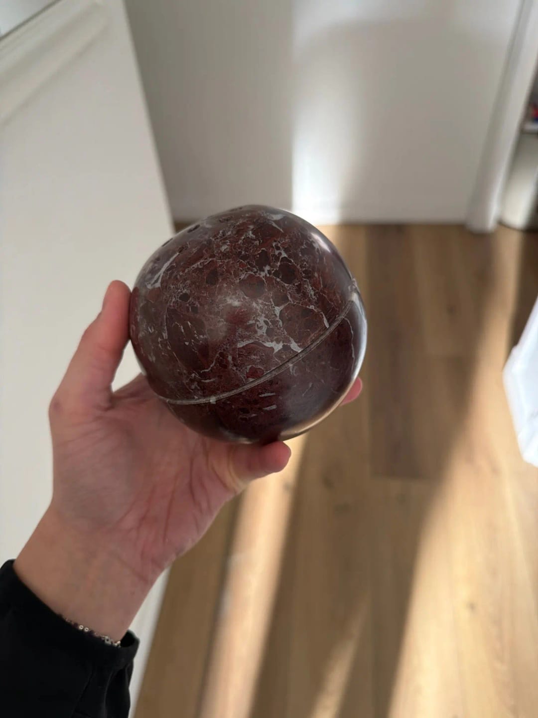 Customer photo review of Marble Incense Holder Natural Stone