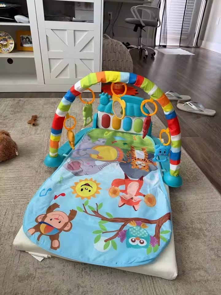 Customer photo review of Babygym mit Klaviermatte SoundSteps | Musikmatte Motorik Entwicklung Krabbeldecke