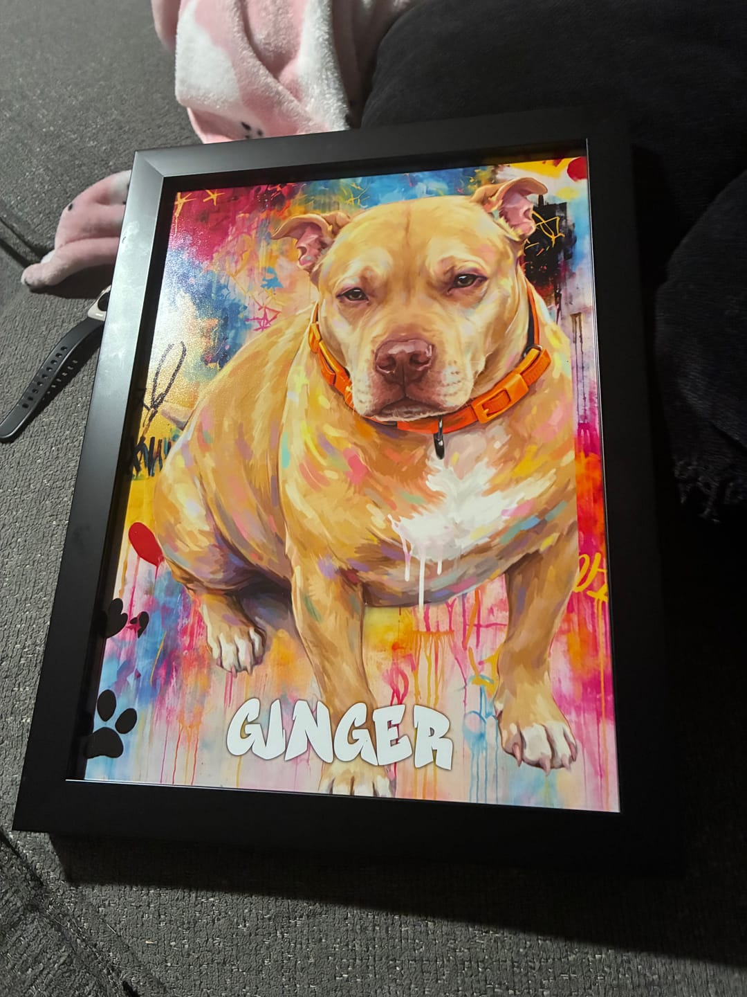 Customer photo review of Graffiti - Personalized Poster