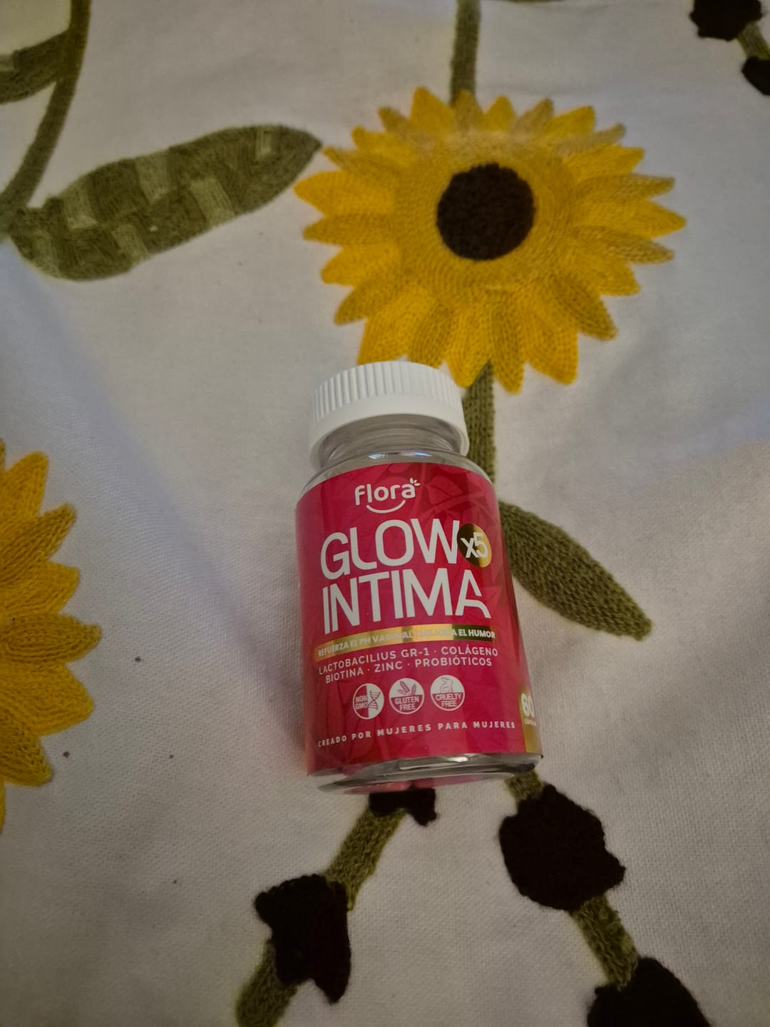 Customer photo review of Probióticos Íntimos para Candidiasis Recurrente, Flora y pH Vaginal