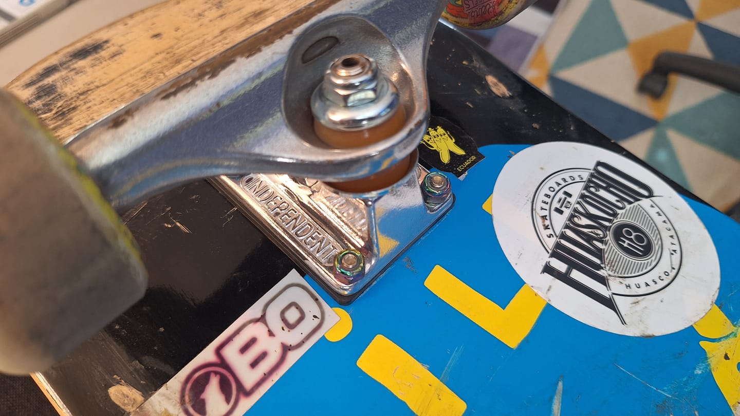 Customer photo review of Independent - Trucks 139 Forged Hollow (Perforados) Silver (PAR)