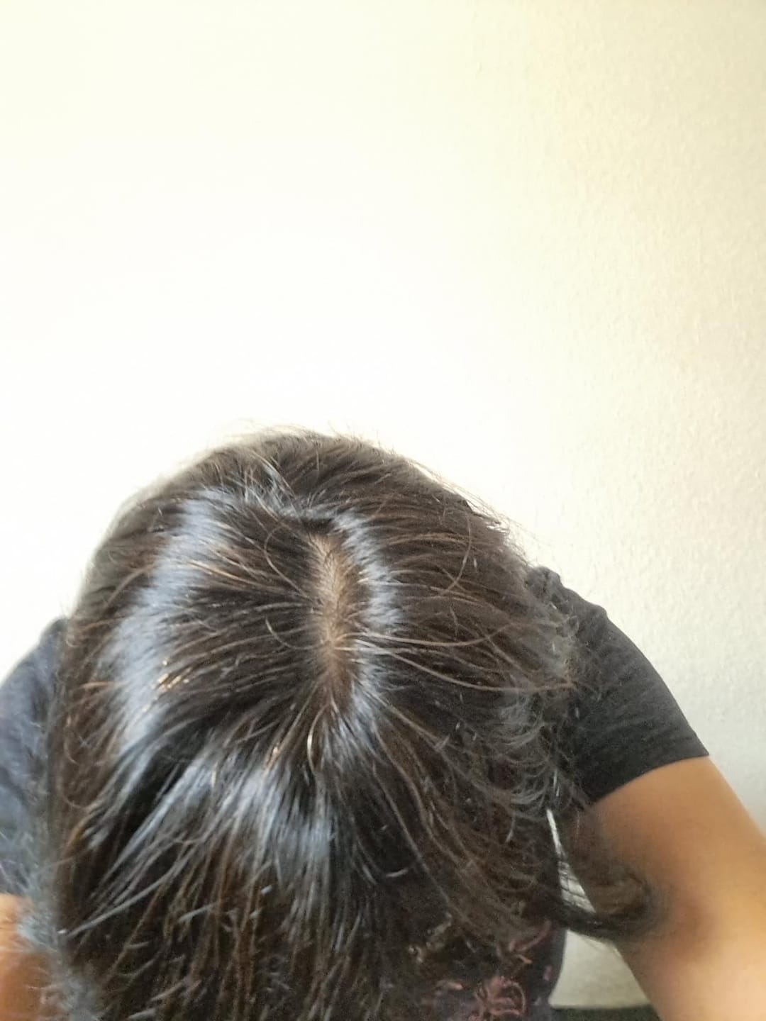 Customer photo review of Nutri Glow Organic Indigo Powder