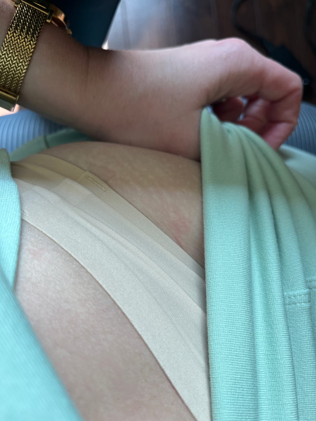 Customer photo review of Leakproof Seamless Thong