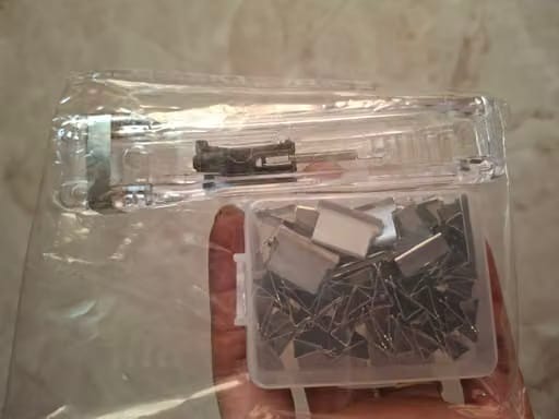 Customer photo review of ClipMate Portable Paper Clip Dispenser