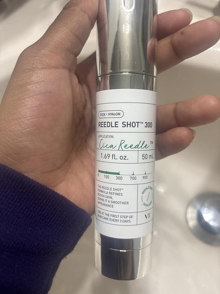 Customer photo review of VT COSMETICS CICA Reedle Shot 300