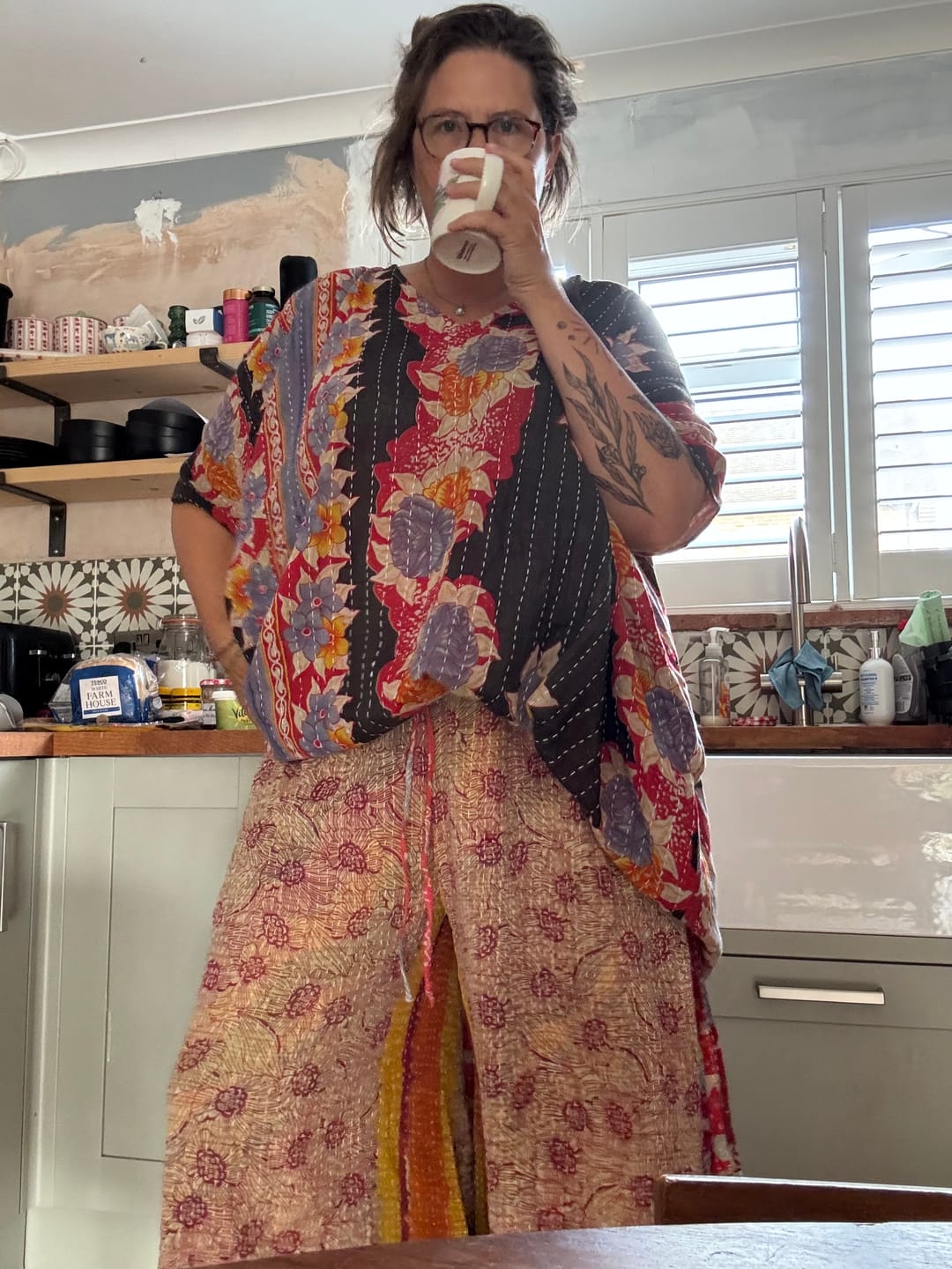 Customer photo review of Kantha Culottes L (032)