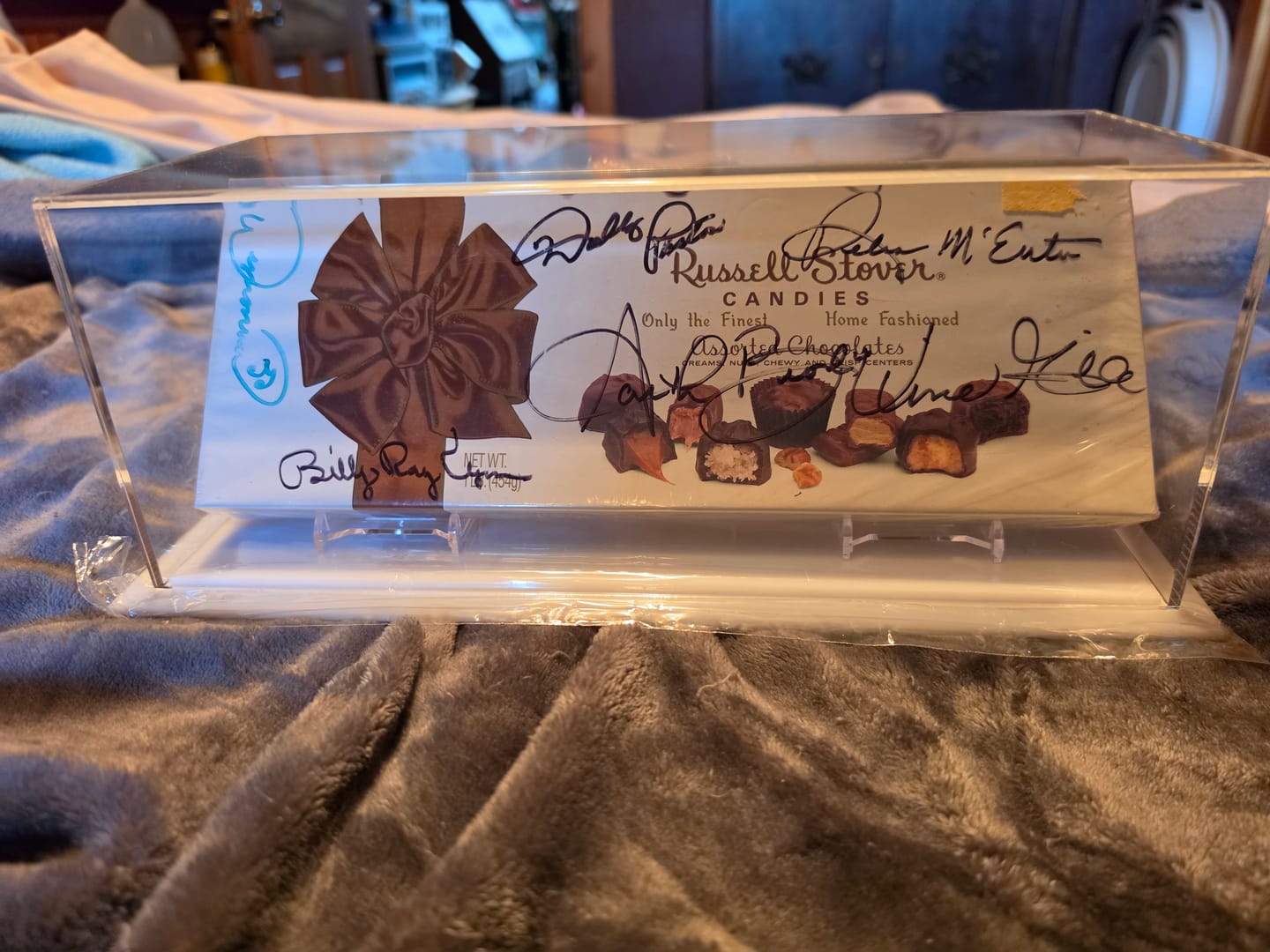 Customer photo review of Clear Acrylic Versatile Display Case 12.75 x 5.5 x 5 (A116/V63)