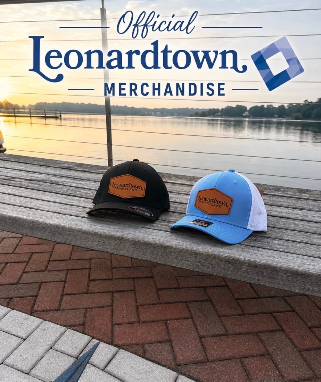 Customer photo review of Premium Custom Leather Patch Hats (Wholesale)
