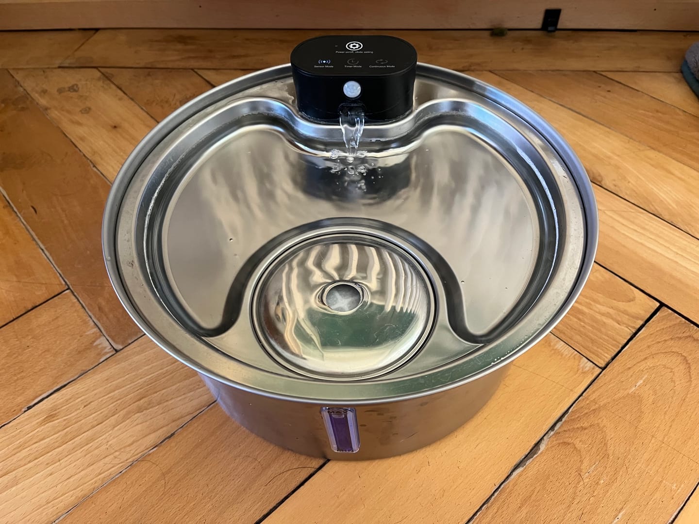 Customer photo review of NordFlow 2.0 Hundebrunnen Filter Set