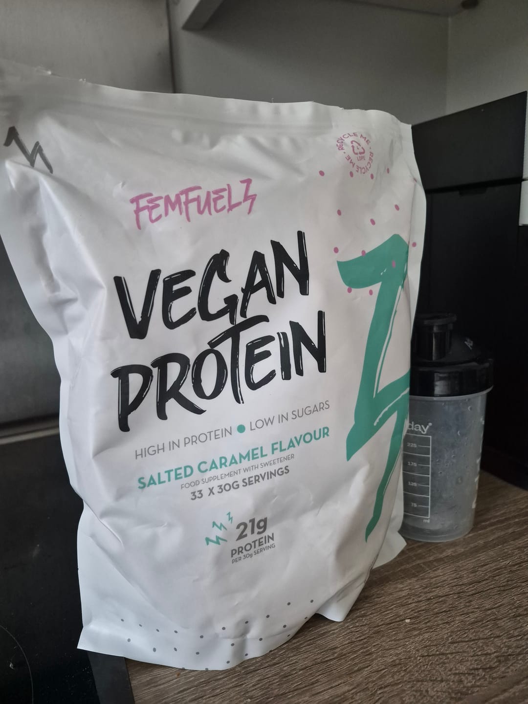 Customer photo review of Vegan Protein